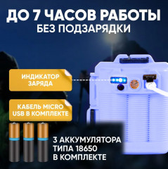 Налобный фонарь «High. Power. Headlamp 200W WL-W643» - Фото 2