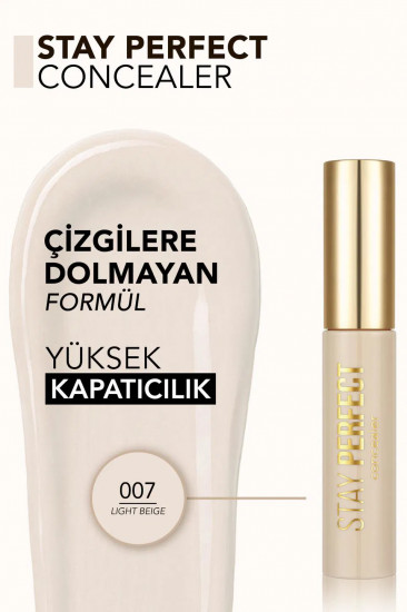 Консилер для лица «Stay Perfect Concealer», оттенок 007 Light Beige