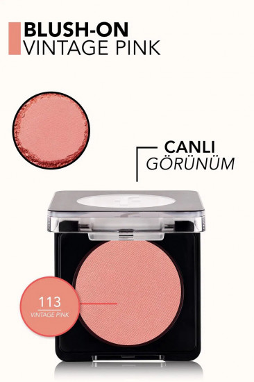 Румяна для лица «Blush-On», оттенок 113 Vintage Pink