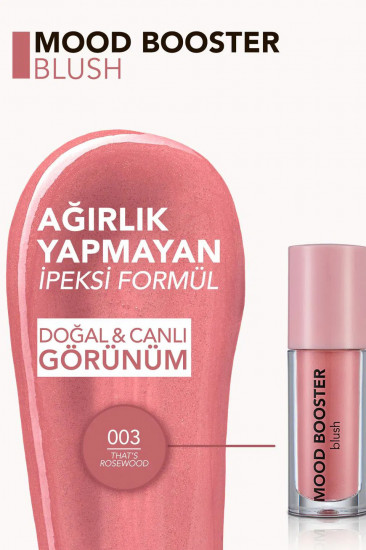 Румяна жидкие «Mood Booster Blush», оттенок 003 Thats Rosewood