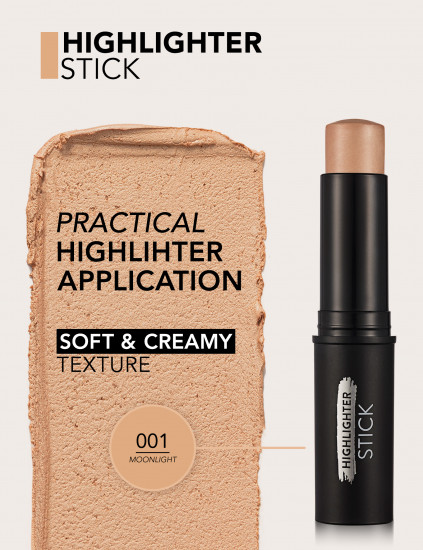 Хайлайтер «Highlighter Stick», оттенок 001 Moonlight