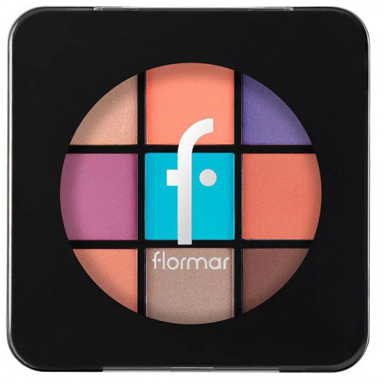 Палетка теней для век «Eye Shadow Palette», оттенок 008 Rainbow