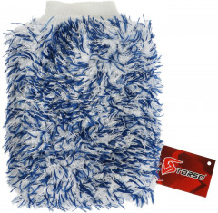 Варежка для мытья автомобиля двухсторонняя - Фото 2