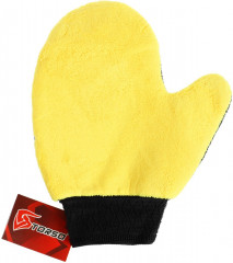 Варежка для мытья автомобиля двухсторонняя - Фото 2