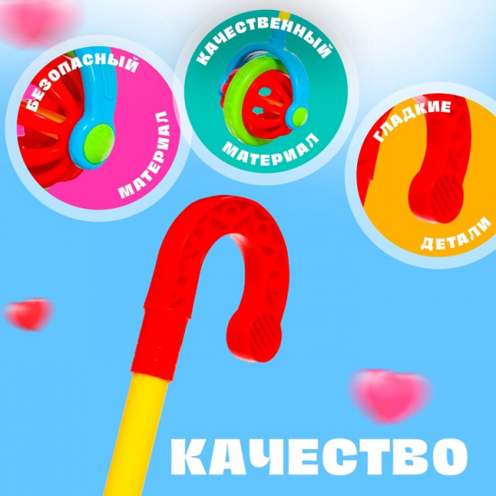 Каталка на палочке «Звонкий шар»