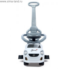 Толокар-каталка с родительской ручкой «Тачка» - Фото 4