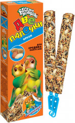 Лакомство для средних попугаев с орехами «Две палочки» - Фото 1