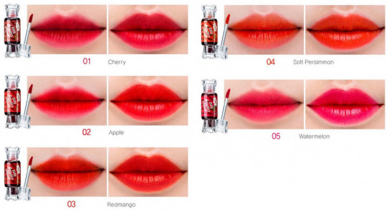 Тинт-конфетка для губ «Saemmul Water Candy Tint», тон 01 Cherry