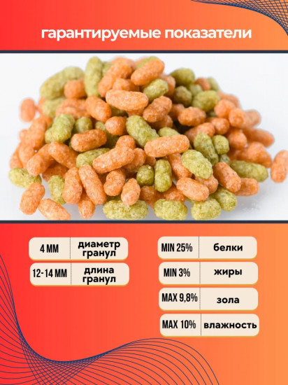 Гранулы плавающие для кои-карпов «Гран-Кои»