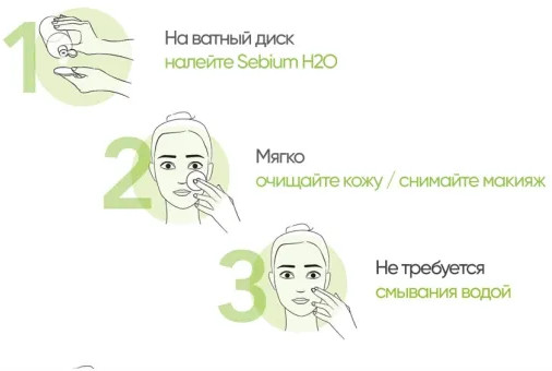 Мицеллярная вода «Sebium H2O»