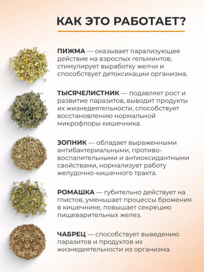 Травяной сбор «Антипаразитарный»