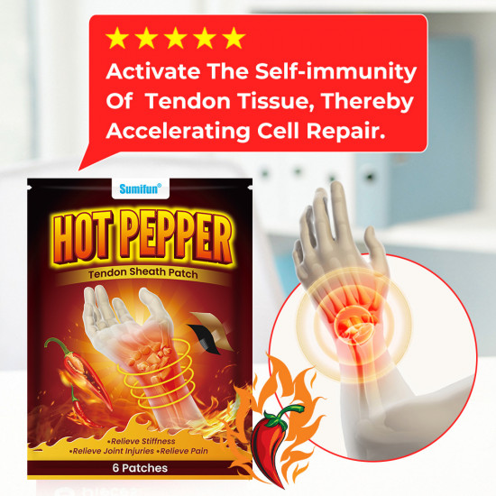 Противовоспалительные обезболивающие разогревающие пластыри «Hot Pepper»