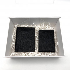 Подарочный набор: портмоне и ключница из натуральной кожи - Фото 1