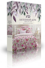 Комплект постельного белья «Прованские луга» (2-спальный, БИОкомфорт, 2 наволочки 70×70) - Фото 1