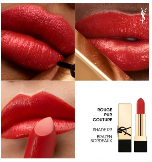 Помада для губ «Rouge Pur Couture Lipstick», оттенок R9 Brazen Bordeaux
