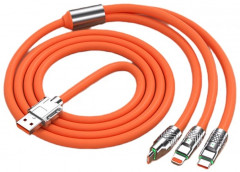 Кабель универсальный Lightning, USB 2.0, USB TypeC, micro-USB 2.0 - Фото 1