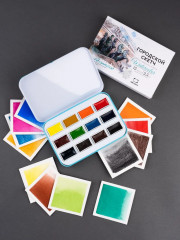 Набор акварели в кюветах «Городской скетч» - Фото 2