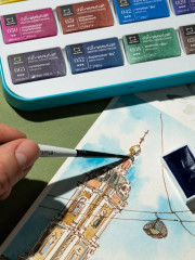 Набор акварели в кюветах «Пленэр» - Фото 14