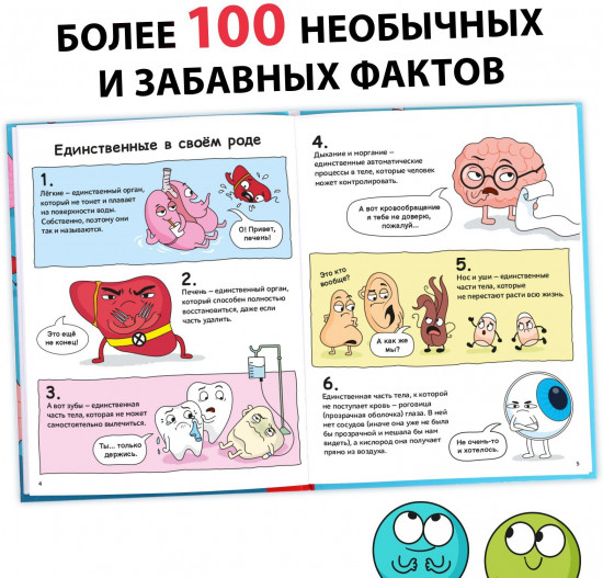 Забавные факты о теле человека