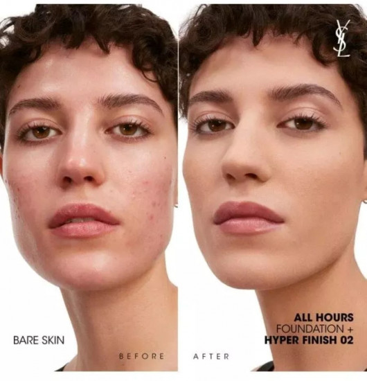 Пудра компактная матирующая «All Hours Hyper Finish Powder», оттенок 02