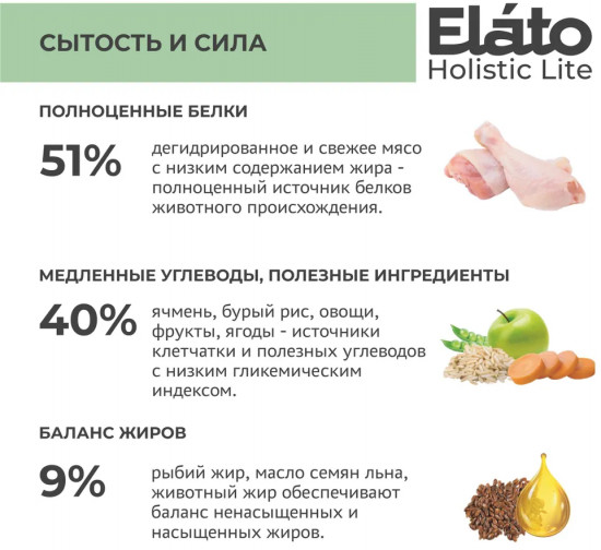 Корм для котят, беременных и кормящих кошек «Holistic Lite»