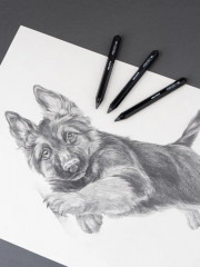 Набор карандашей монолитных чернографитных - Фото 8