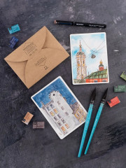 Набор бумаги для рисования открыток - Фото 1