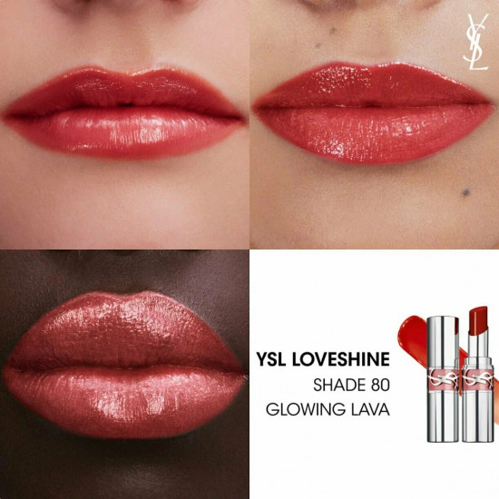 Помада для губ «Loveshine Wet Shine», оттенок 80 Glowing Lava