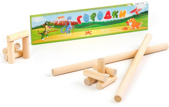 Игра городки «Динозавры»