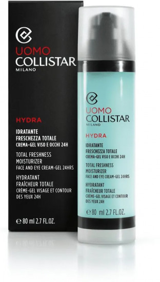 Крем-гель мужской для лица и кожи вокруг глаз «Total Freshness Moisturizer Face And Eye»