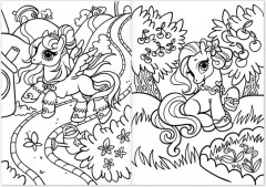 Раскраска для девочек «Мир единорогов» - Фото 2