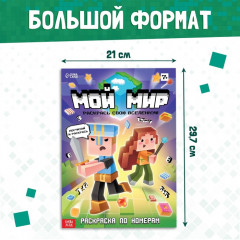 Раскраска по номерам «Мой мир», 16 стр. - Фото 1