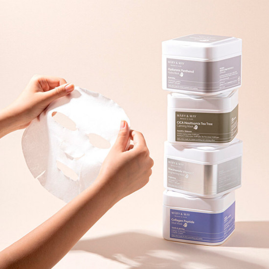 Набор лифтинг-масок c пептидами увлажняющих «Collagen Peptide Vital Mask»