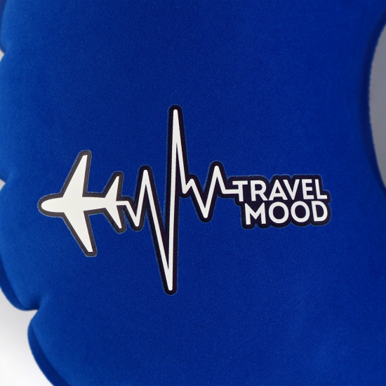 Подушка для путешествий надувная «Travel mood»