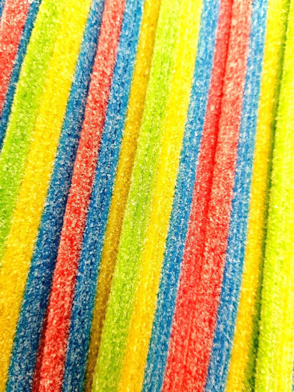 Мармелад жевательный «Sour Belts Rainbow. Разноцветные кислые ремешки»
