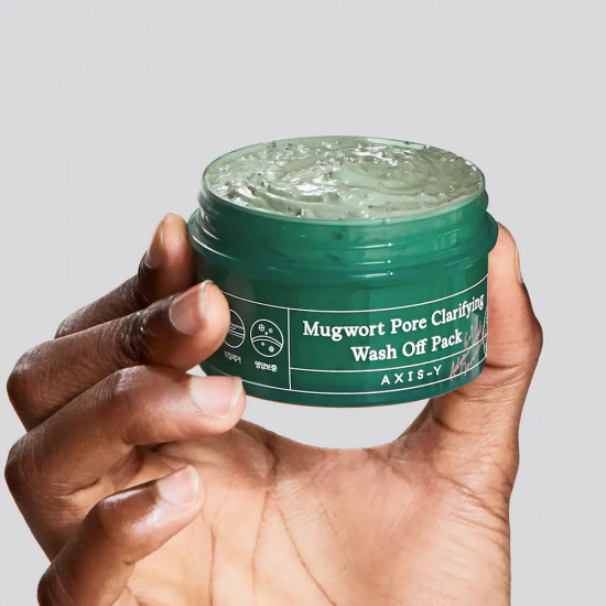Маска для лица с полынью глиняная очищающая «Mugwort Pore Clarifying Wash Off Pack»