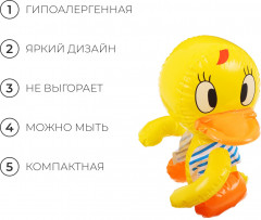 Игрушка надувная со звуком «Утёнок» - Фото 3