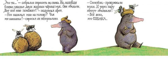 Маленький крот, который хотел знать, кто наделал ему на голову