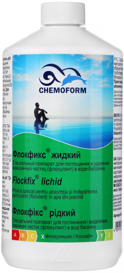 Флокулянт для поглощения и удаления взвешенных частиц в воде бассейна «Флокфикс»