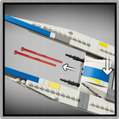 Конструктор Star Wars 75399 Звездный истребитель. Rebel U-Wing Starfighter - Фото 12