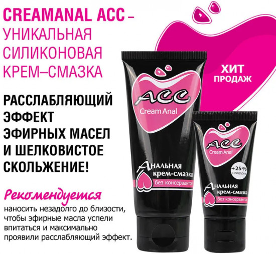 Анальная крем-смазка «Creamanal ACC»