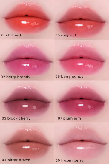 Оттеночное масло-плампер для губ «Juicy Berry Plumping Lip Oil Glam Max», оттенок 00 Frozen Berry