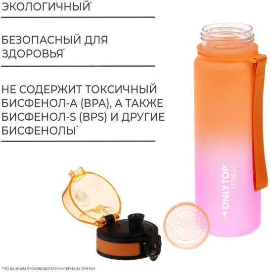 Бутылка спортивная для воды «Fitness»