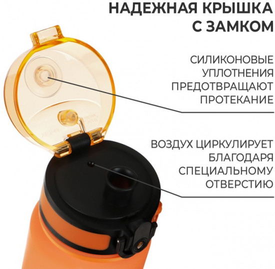 Бутылка спортивная для воды «Fitness»
