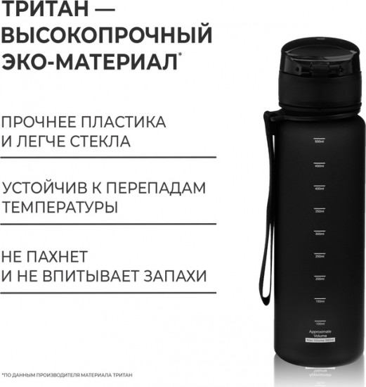 Бутылка для воды спортивная