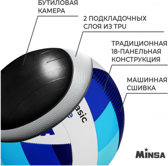Мяч волейбольный «Basic Ice»