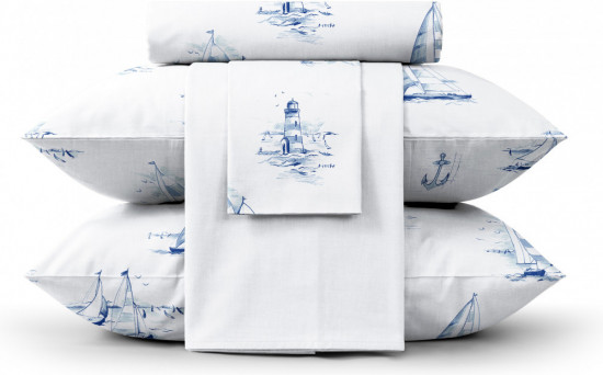 Комплект постельного белья «Regatta blue»