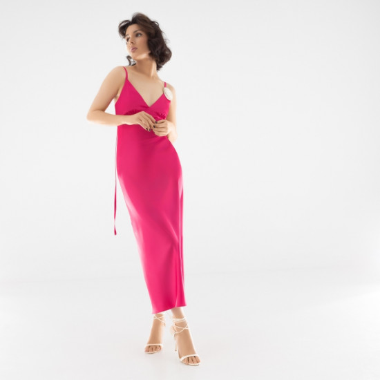 Платье женское Из шелка Очарование роскоши (pink)