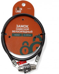 Замок навесной велосипедный кодовый - Фото 4