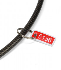 Замок навесной велосипедный кодовый - Фото 2